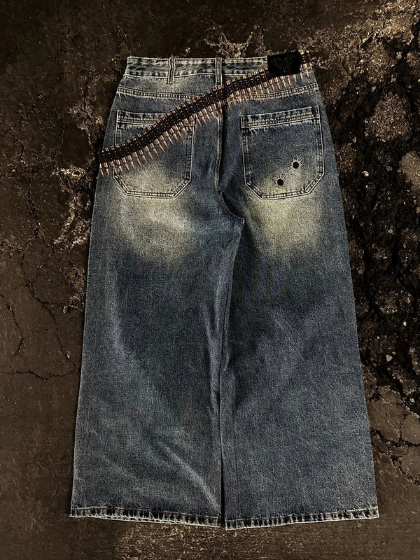 "Bullet” Jeans (Blue) - Second Image