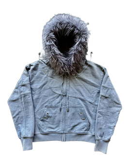 “Aux” Fur-Zip (Grey)
