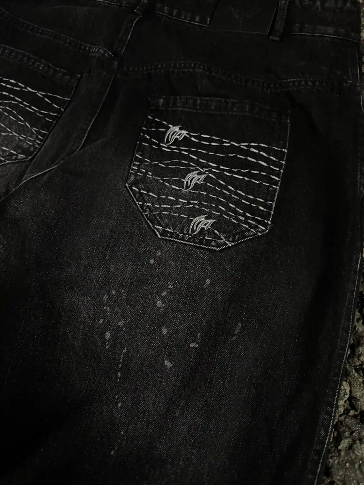 "Dragon" Jeans (Black) pholoh