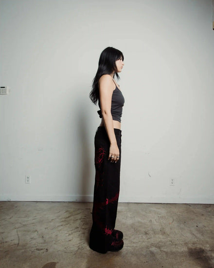 “Ghoul” Jeans (Wine) pholoh