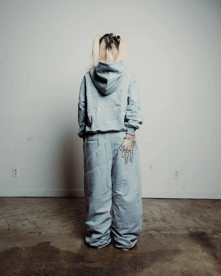 "Kurapika" Sweats (Grey) pholoh
