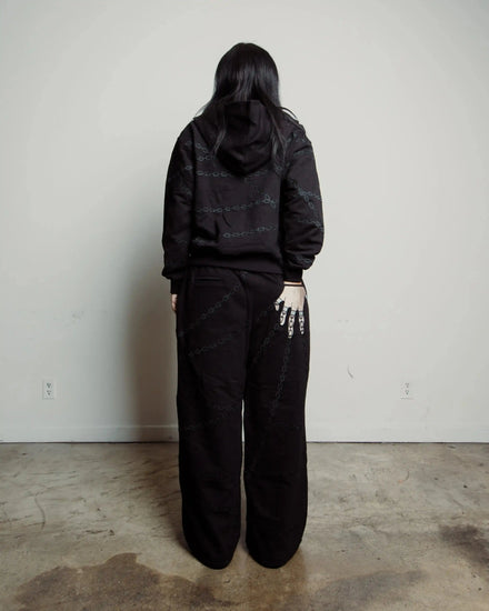 "Kurapika" Sweats (Black) pholoh