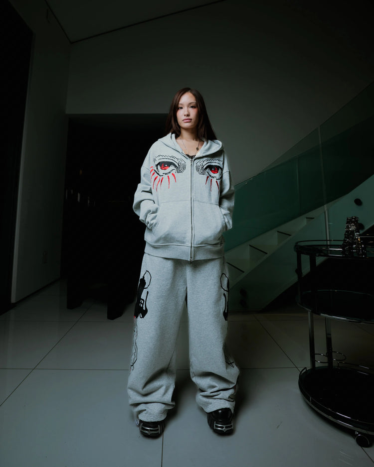 “AOT” Zip-Up (Grey) pholoh