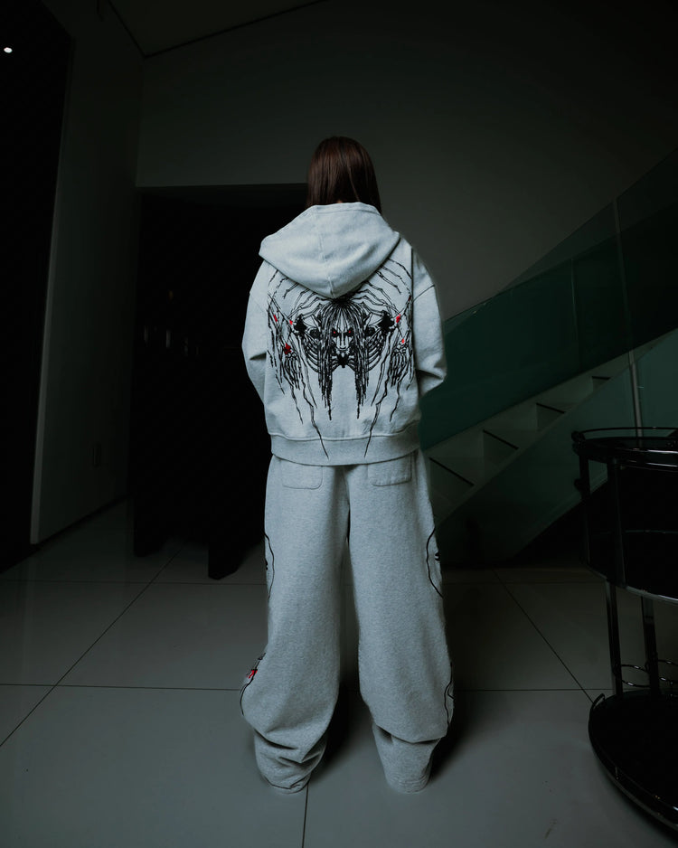 “AOT” Zip-Up (Grey) pholoh