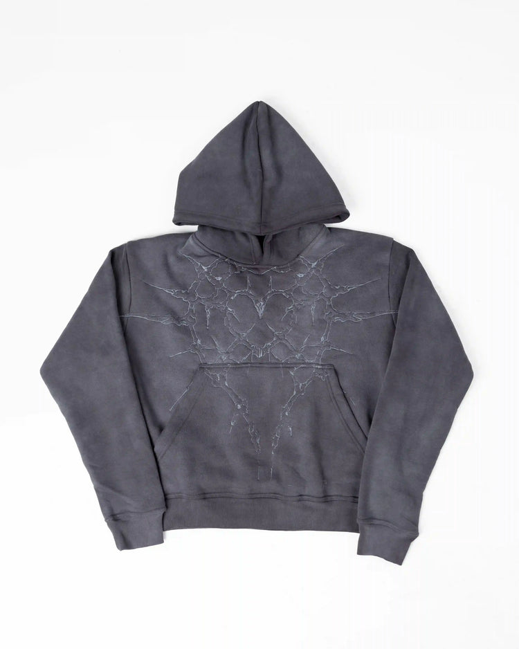 "Half a Million" Embroidered Hoodie (Grey)