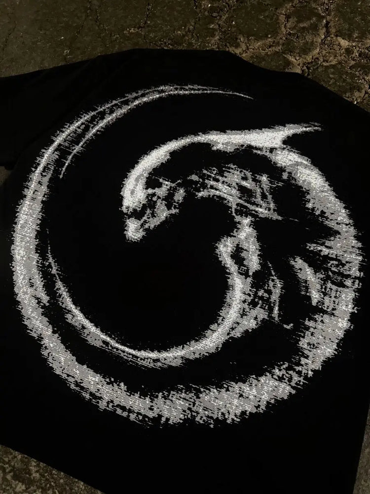 “2 - Alien” T-Shirt (Black) - pholoh