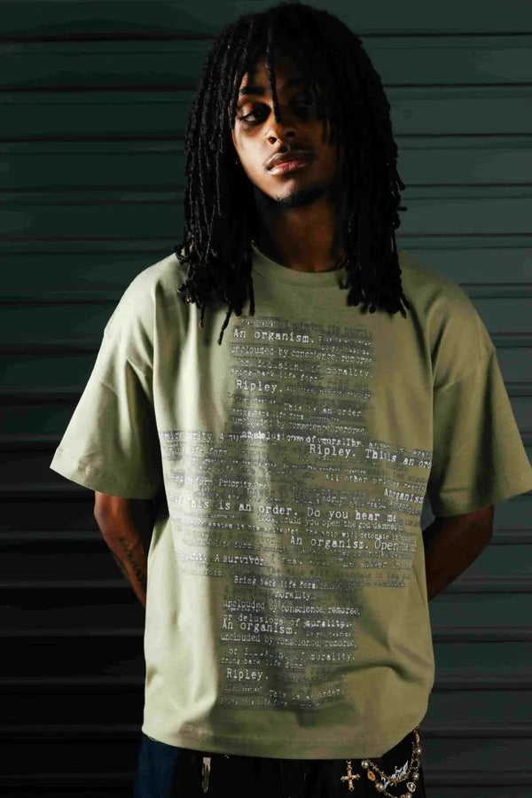 “2-Alien” T-Shirt (Mint) - Second Image