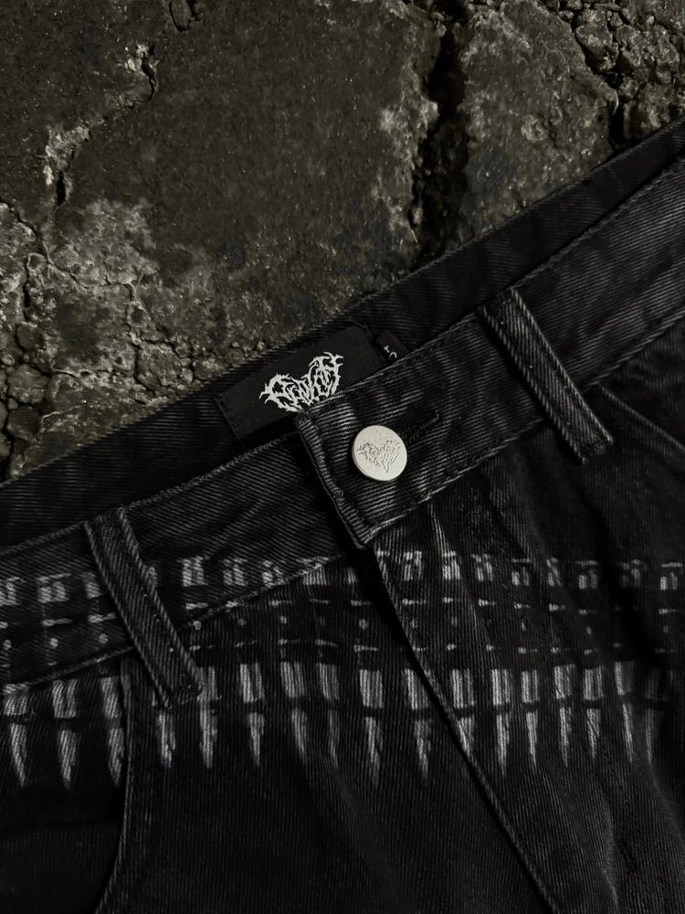 "1400" bullet jeans (black) pholoh