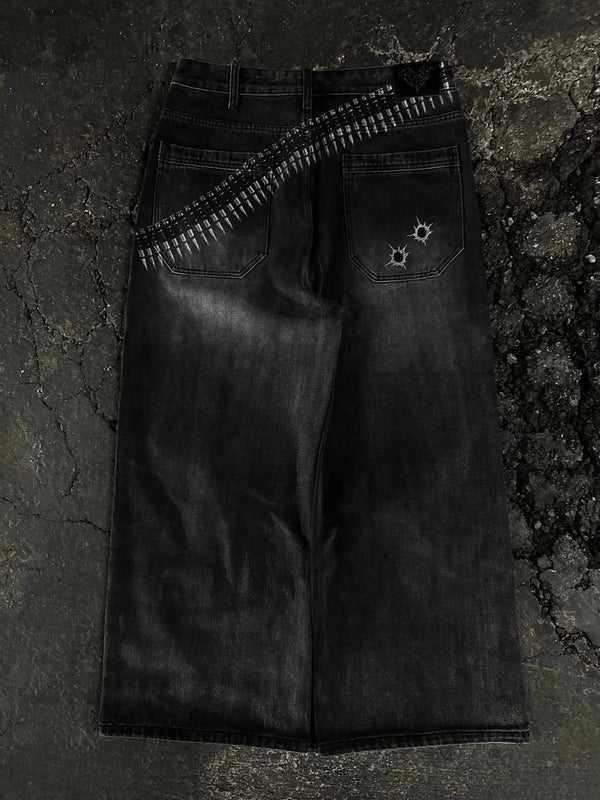 “Bullet” Jeans (Black) - Second Image