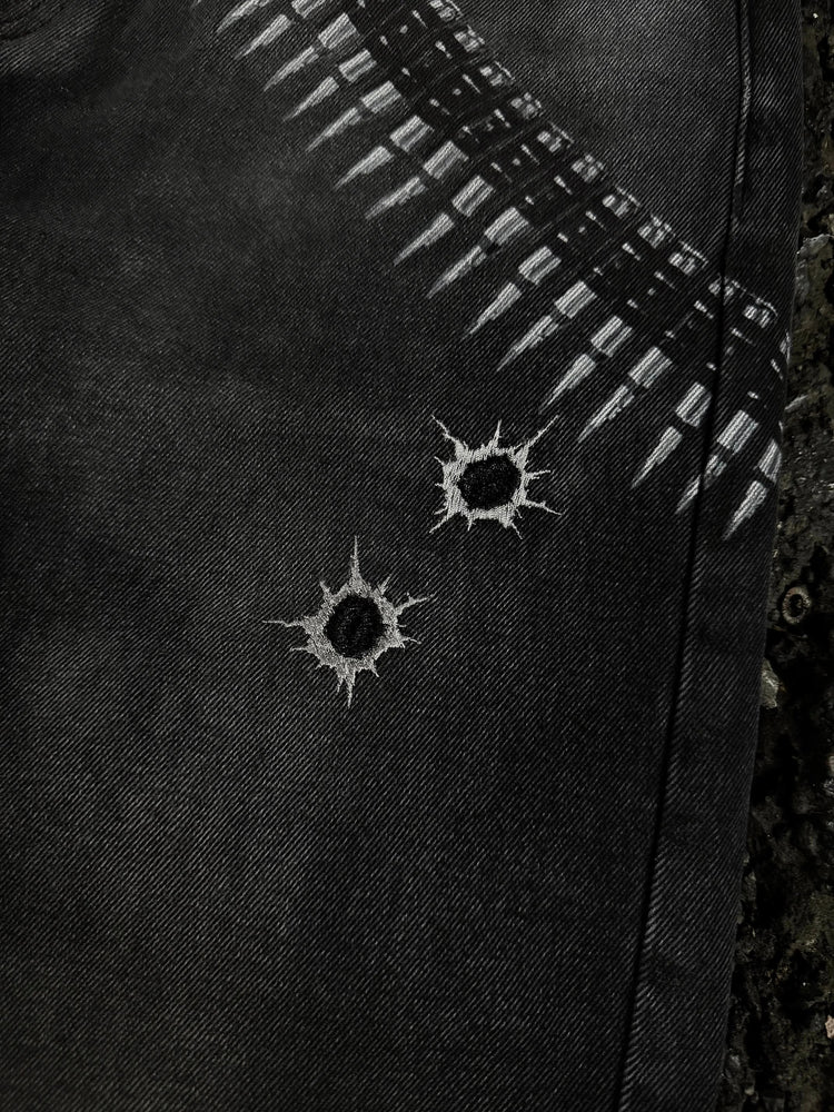 "1400" bullet jeans (black) pholoh