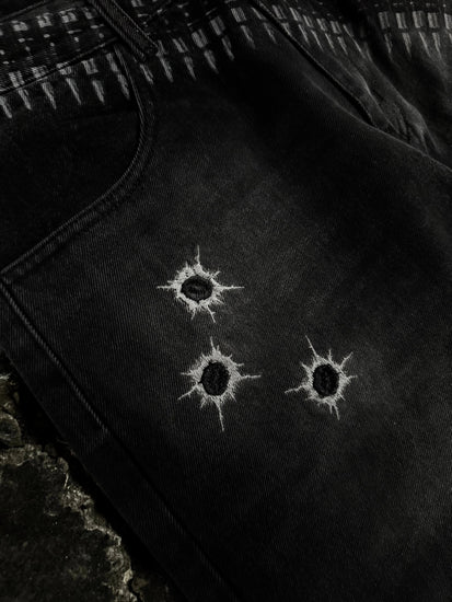 "1400" bullet jeans (black) pholoh