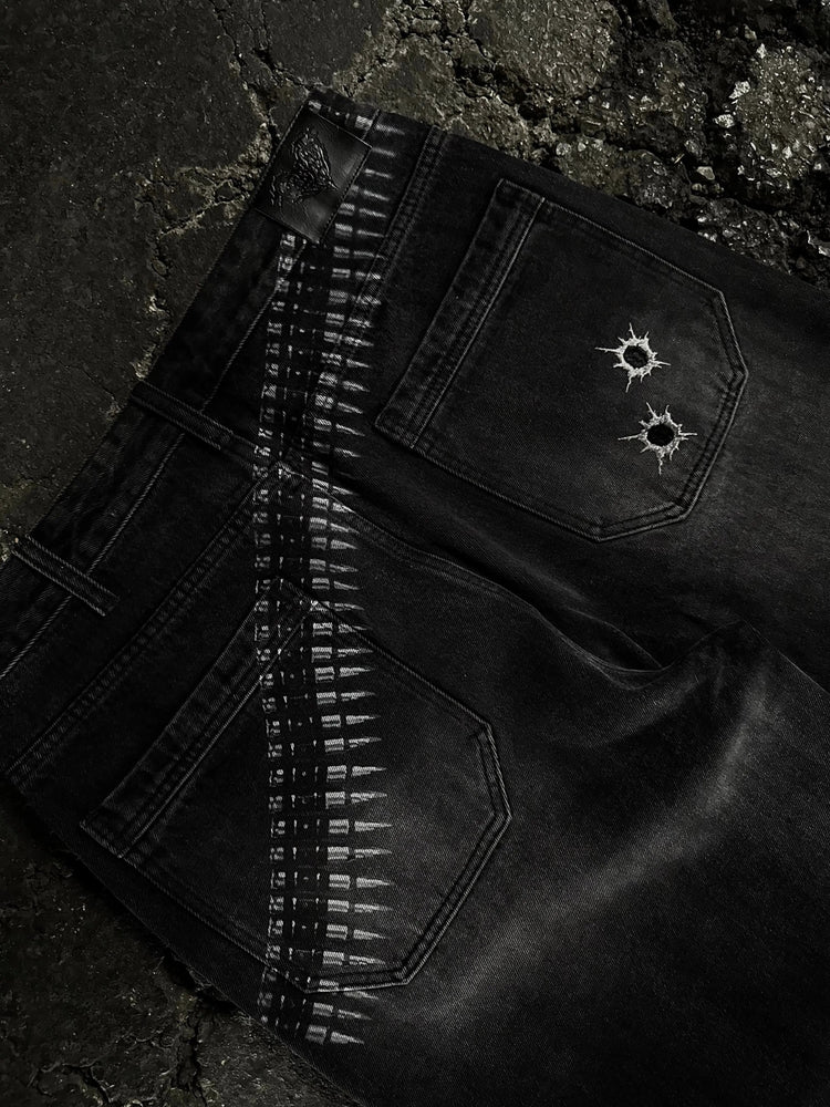 "1400" bullet jeans (black) pholoh