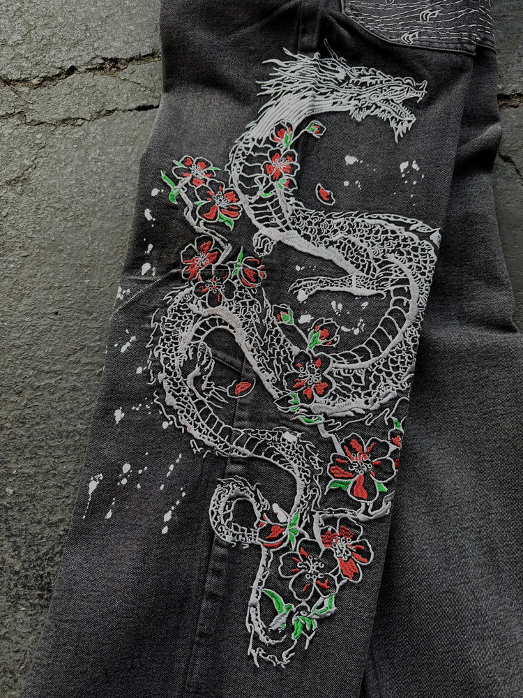 “Dragon” Jeans (Washed Black)