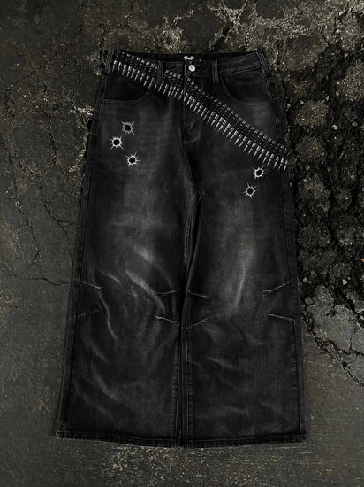 "1400" bullet jeans (black) pholoh