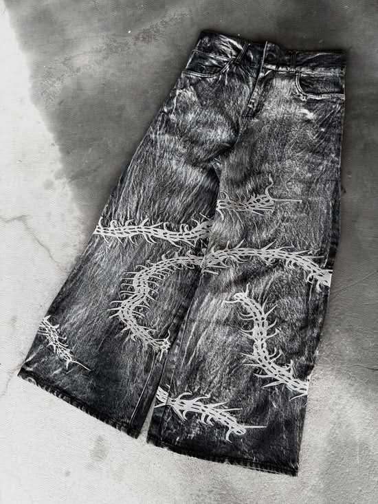 GHOUL JEANS+SWEATSHIRT