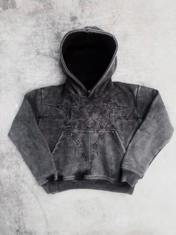 "Half a Million" Embroidered Hoodie (Black) pholoh