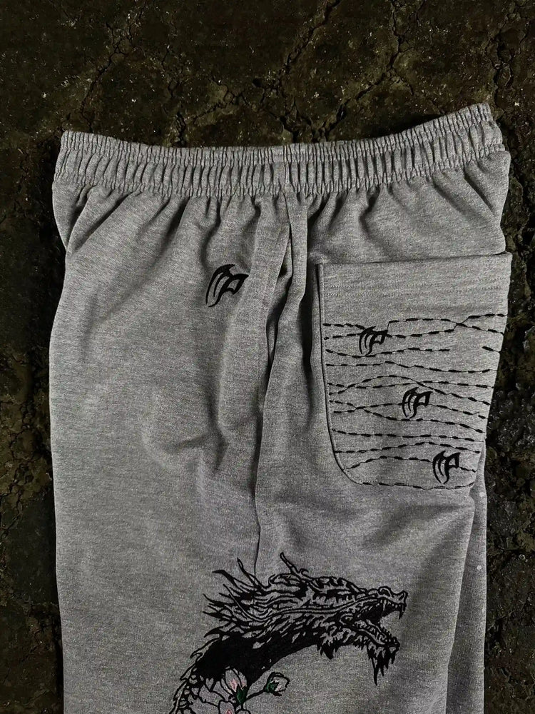 "Dragon" Sweats (Grey)
