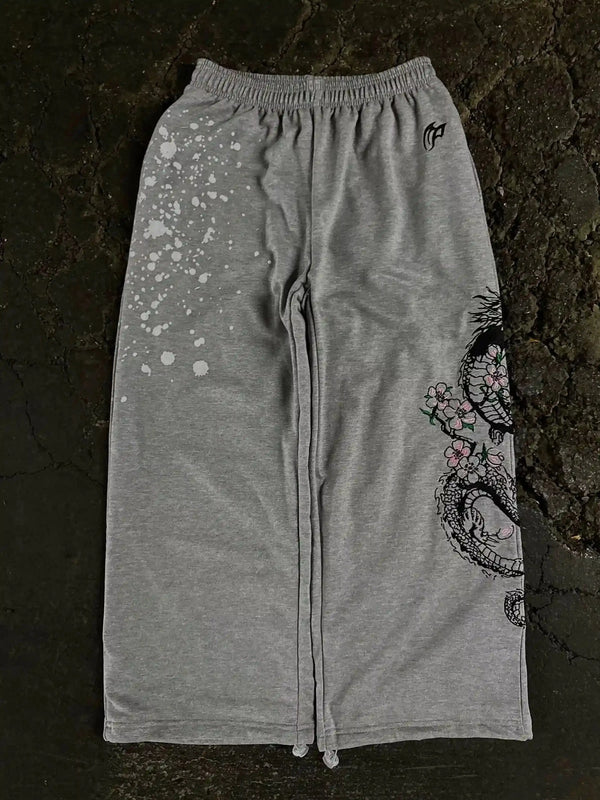 "Dragon" Sweats (Grey) - Second Image