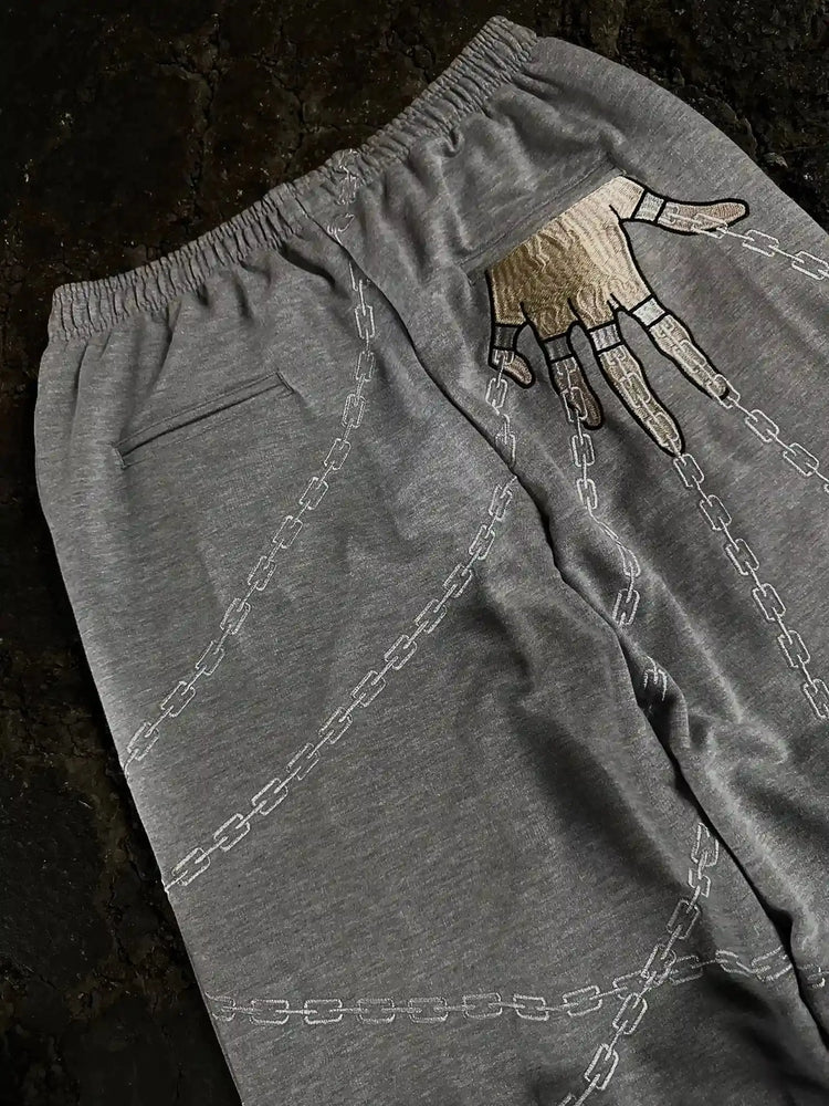 "Kurapika" Sweats (Grey) pholoh