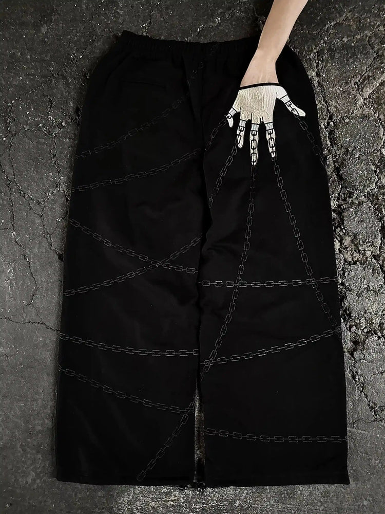 "Kurapika" Sweats (Black) pholoh