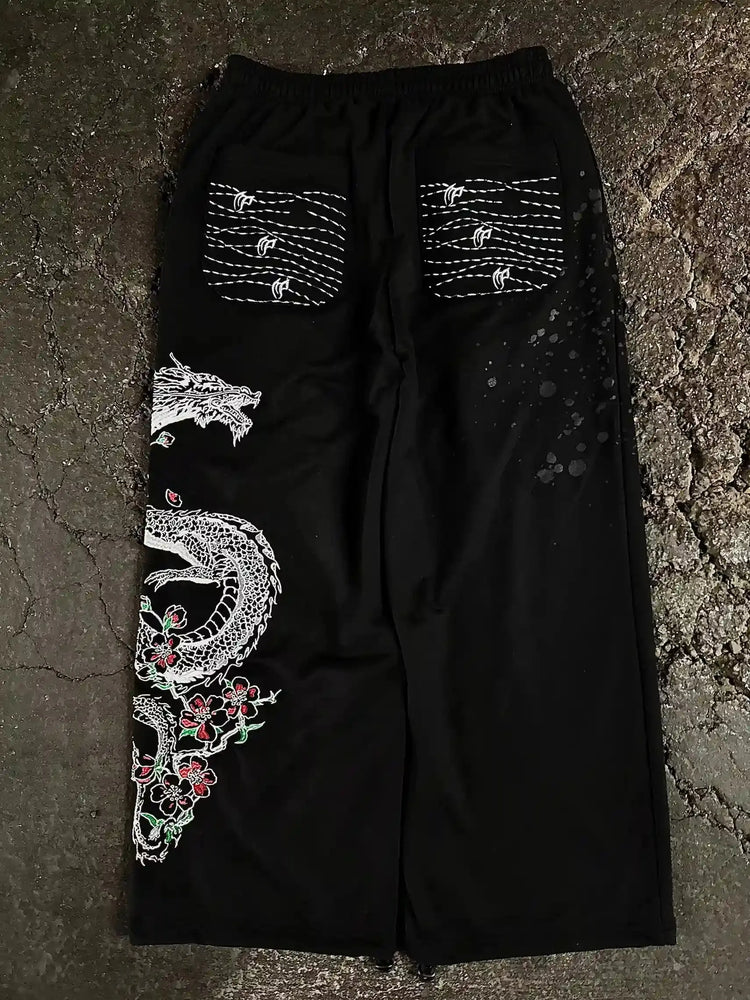 "Dragon" Sweats (Black) pholoh