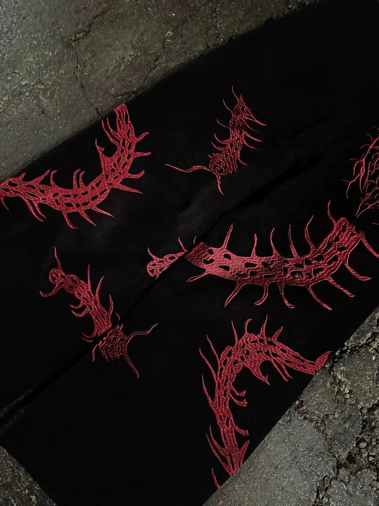 “Ghoul” Jeans (Wine)