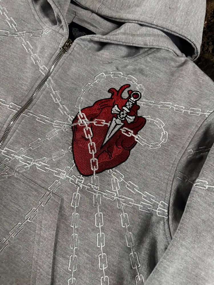 "Kurapika" Zip-Up (Grey)