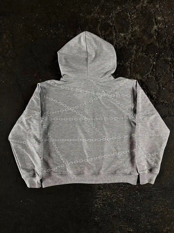 "Kurapika" Zip-Up (Grey) - Second Image