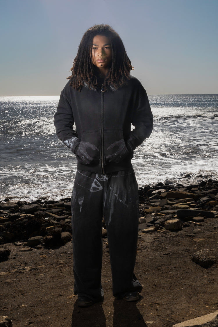 “Ryuk” Fur-Zip (with Scarf)