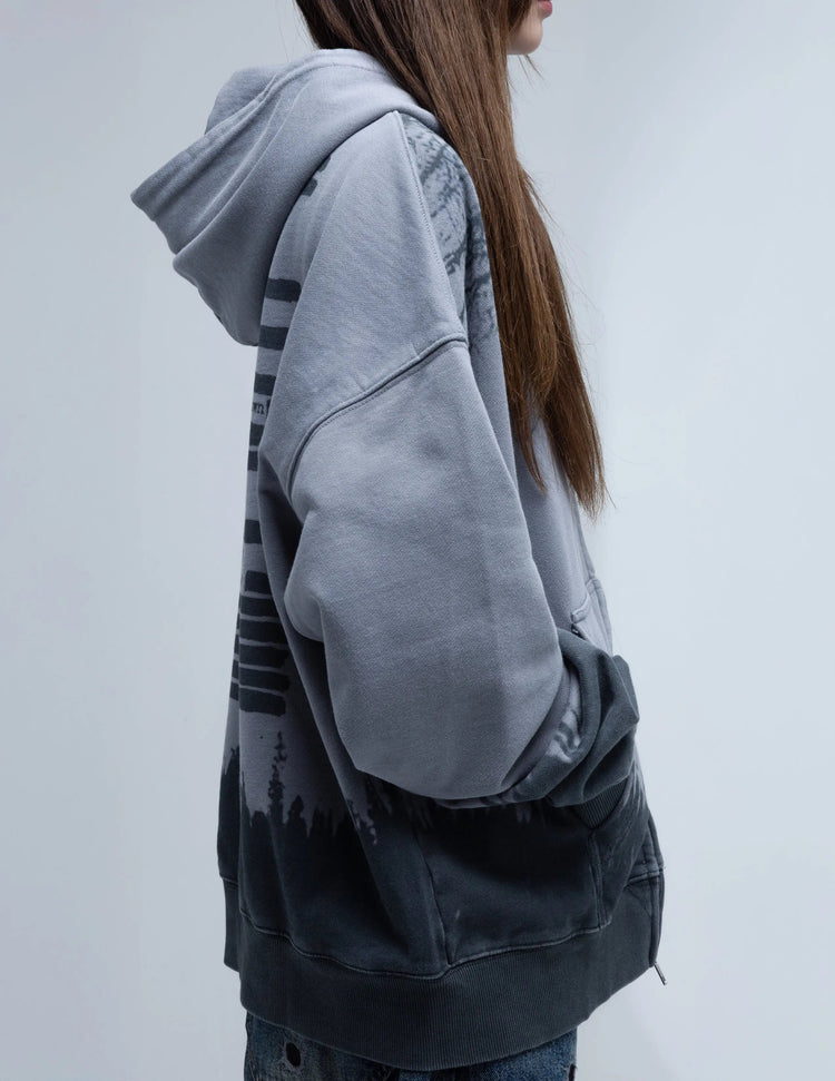 "Lands of Horror” Zip-Up pholoh