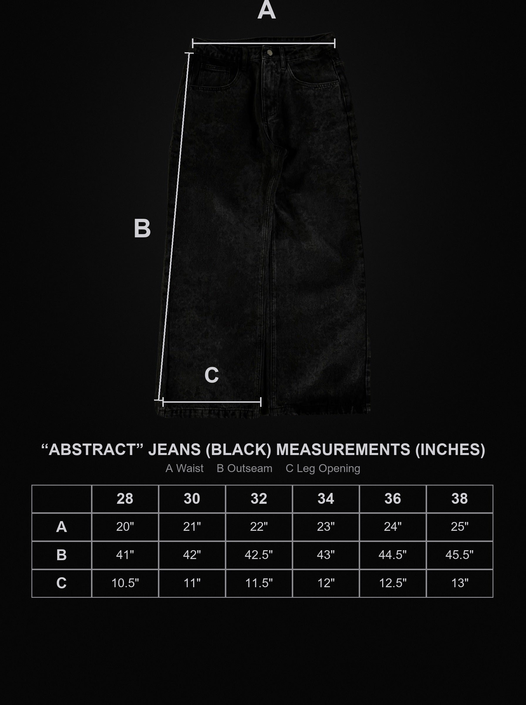 abstract-jeans-black size chart