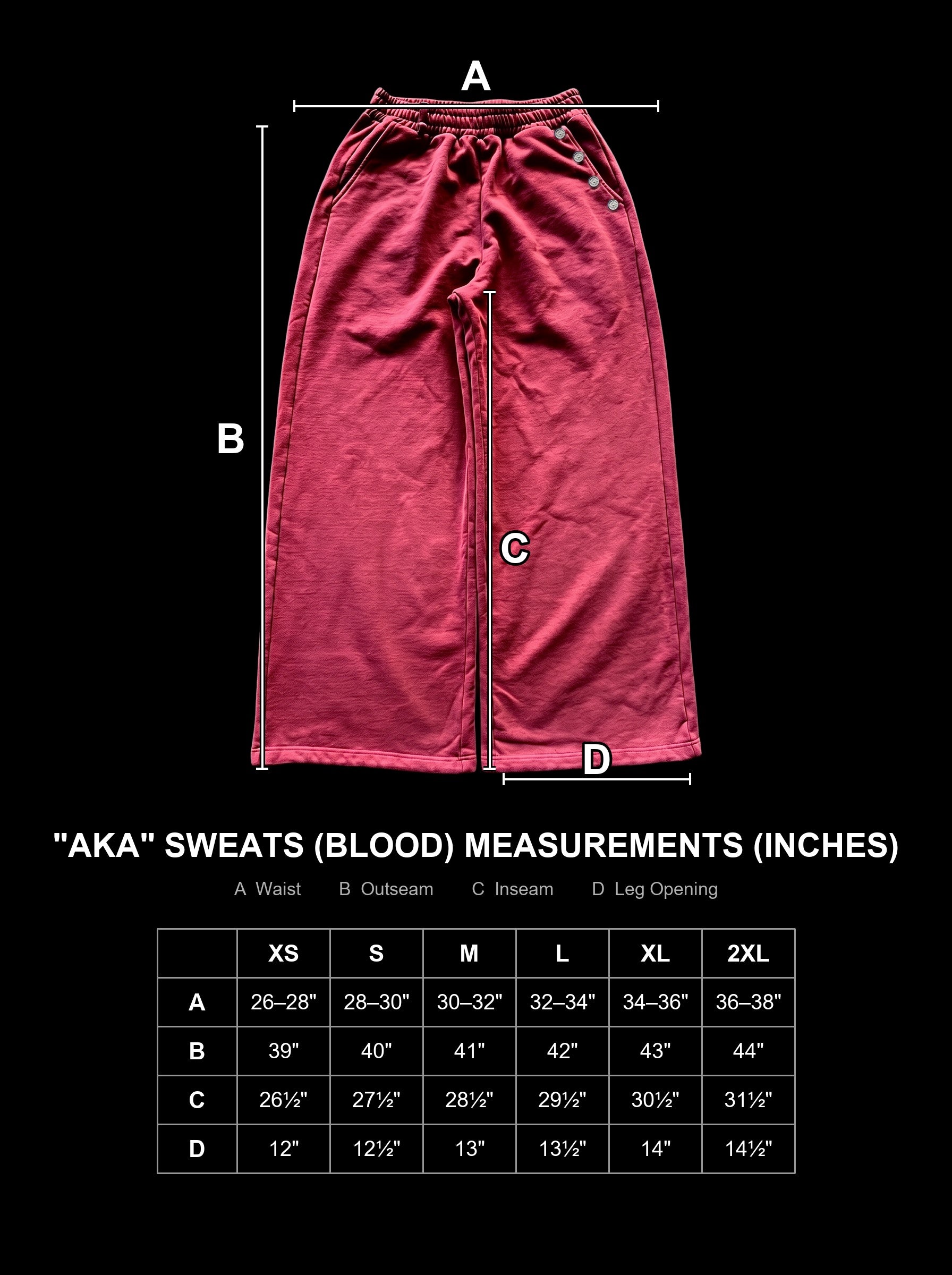 aka-sweats-blood size chart