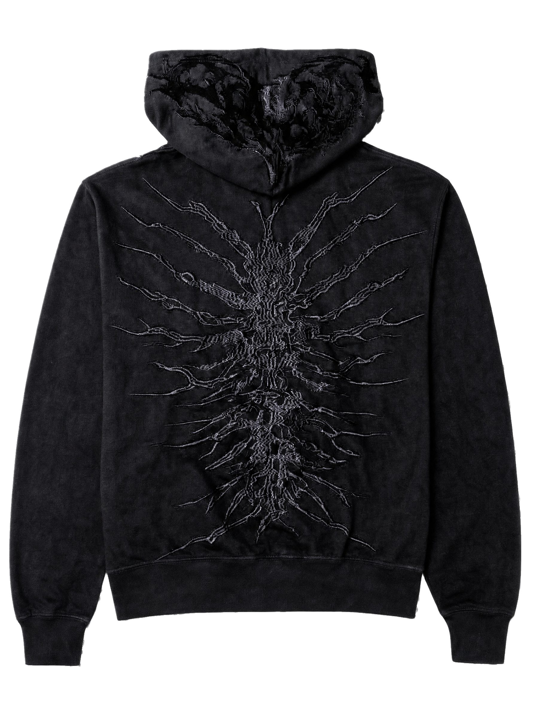 Ghoul” ZIP-UP (Black) - pholoh