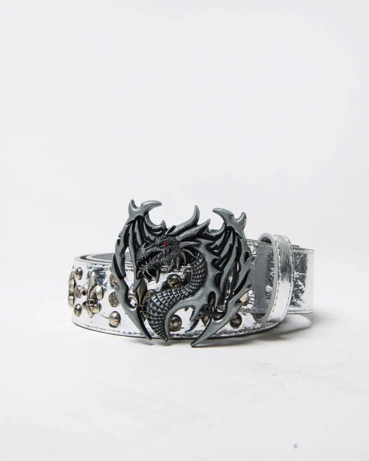 "Dragon" Belt (Silver) - pholoh