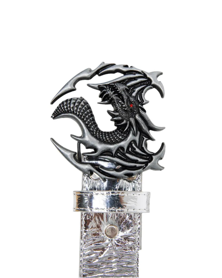 "Dragon" Belt (Silver) - pholoh