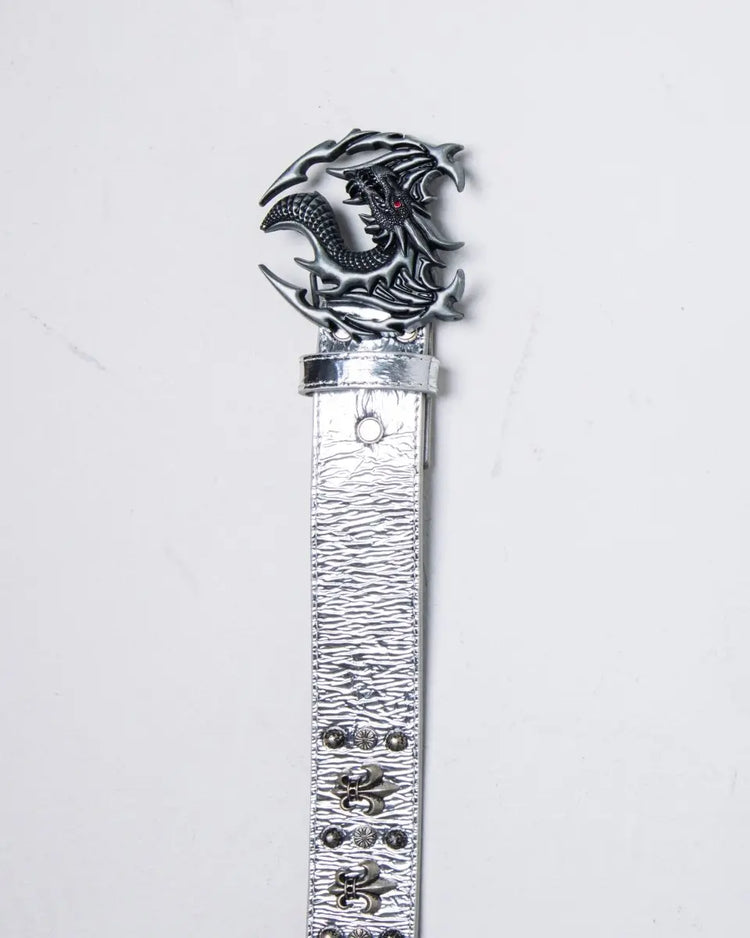 "Dragon" Belt (Silver) - pholoh