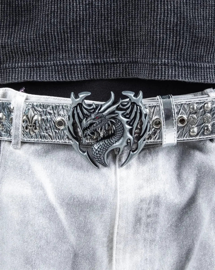 "Dragon" Belt (Silver) pholoh