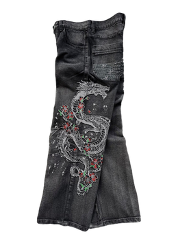 “Dragon” Jeans (Washed Black)