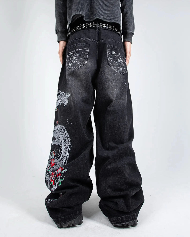 "Dragon" Jeans (Black)