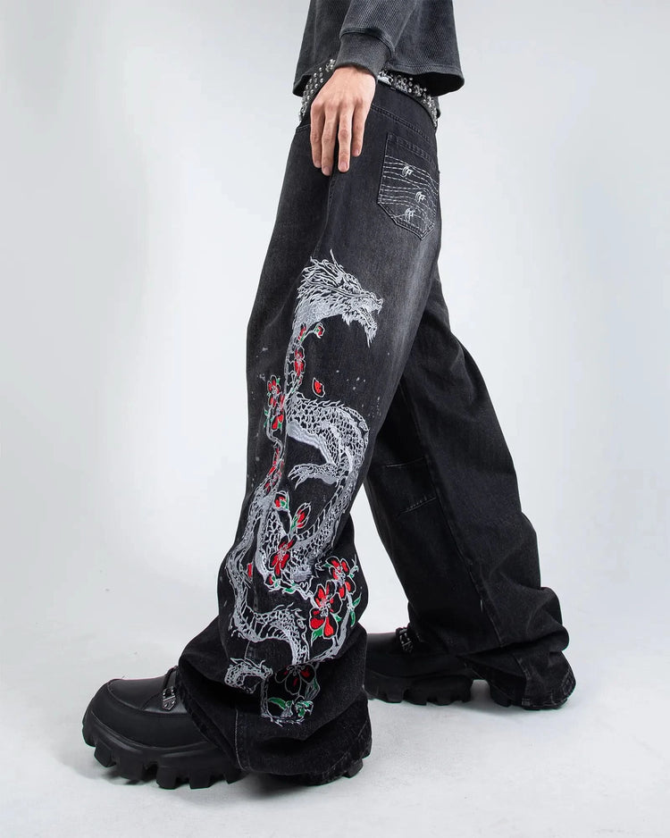 "Dragon" Jeans (Black)