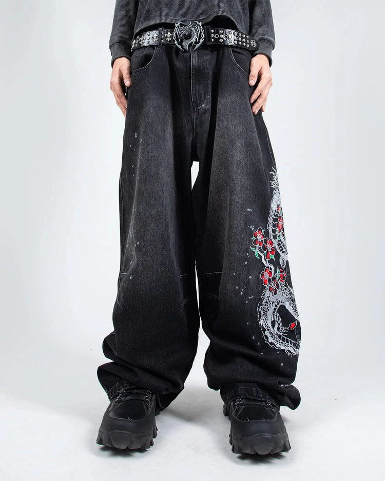 "Dragon" Jeans (Black)