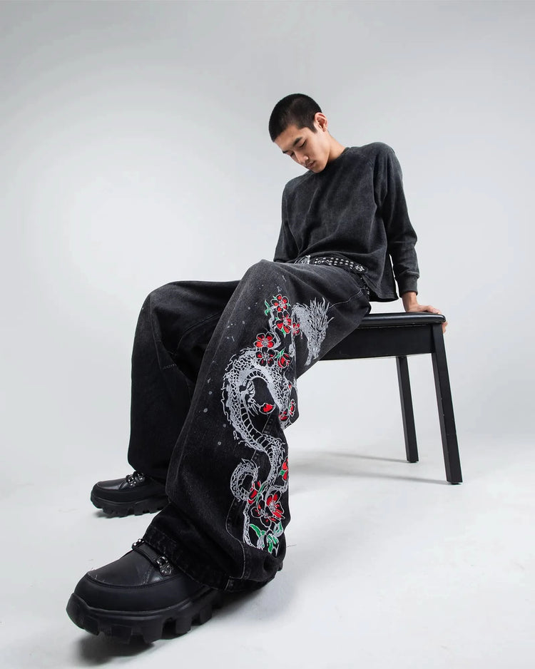"Dragon" Jeans (Black)