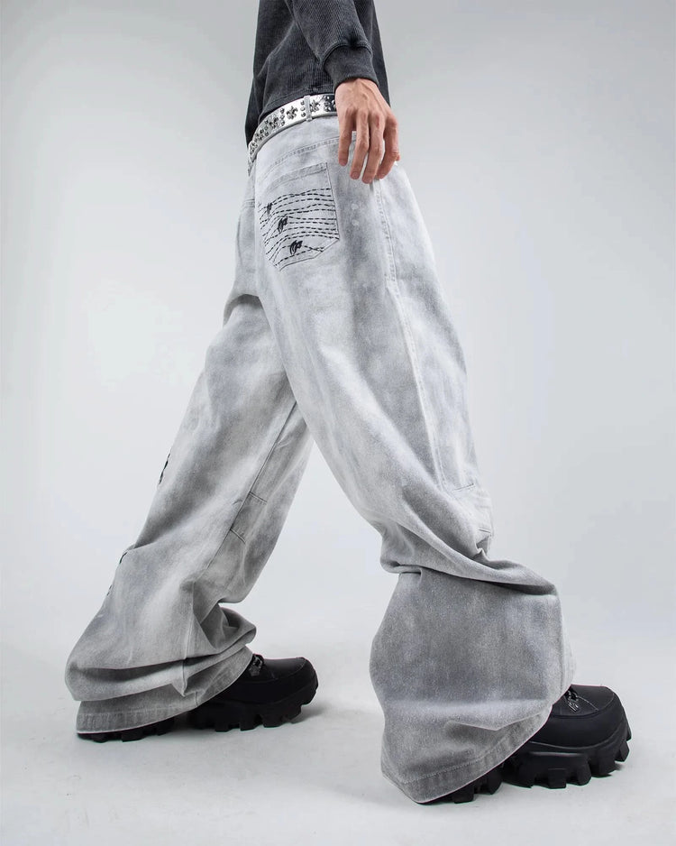"Dragon" Jeans (White)