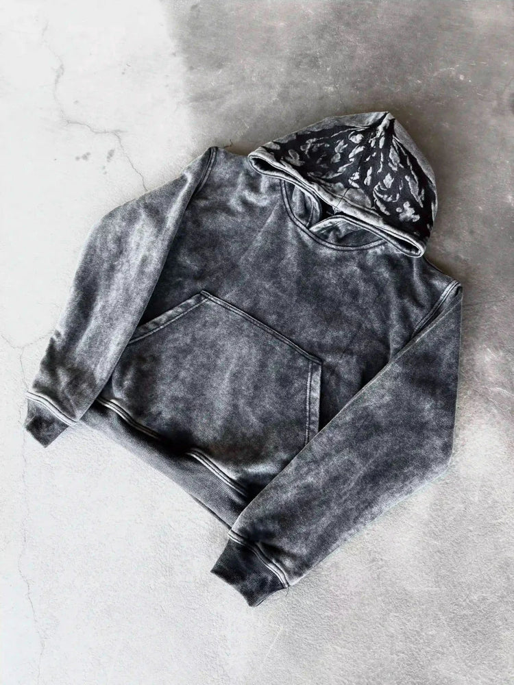 “Ghoul” HOODIE (Washed Black) pholoh