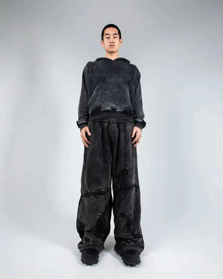 “Ghoul” HOODIE (Washed Black) - pholoh