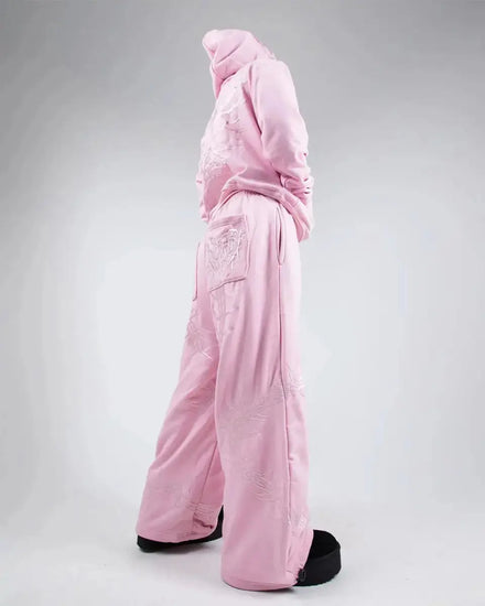 GHOUL HOODIE+SWEATS (PINK) - pholoh