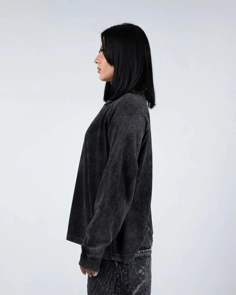 "Ghoul' Long - Sleeve (Grey) - pholoh