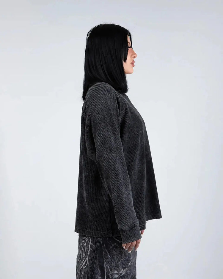 "Ghoul' Long - Sleeve (Grey) - pholoh