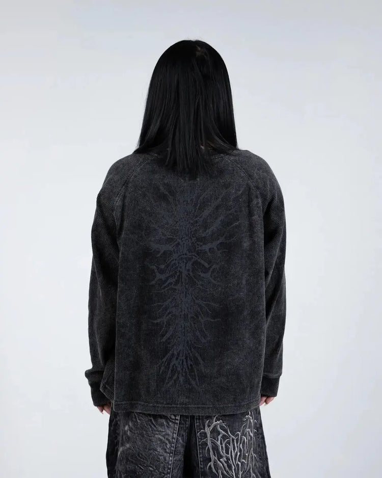 "Ghoul' Long - Sleeve (Grey) - pholoh