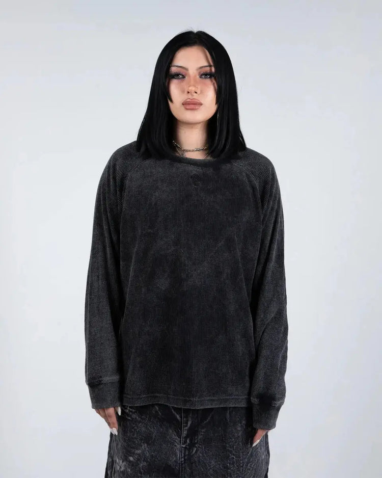 "Ghoul' Long - Sleeve (Grey) - pholoh